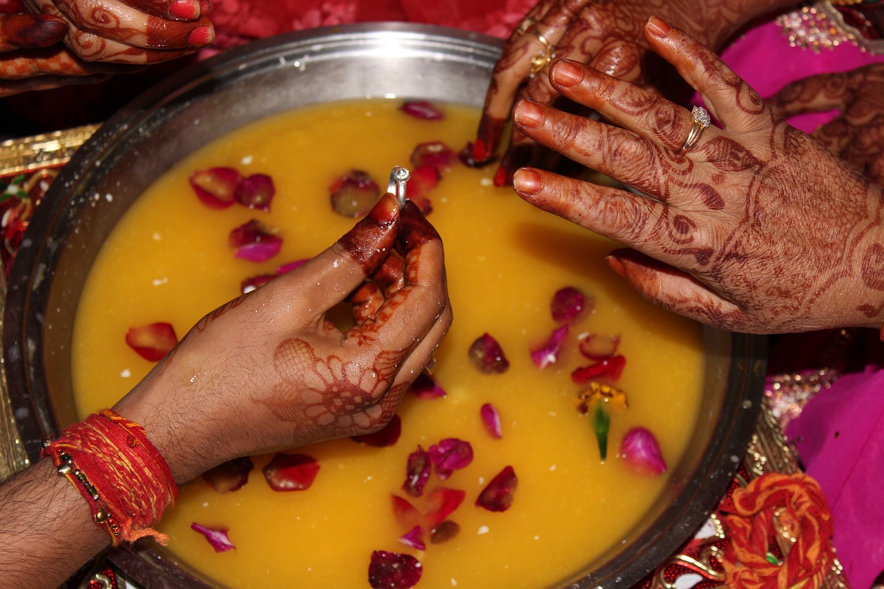 ¿Cómo es la ceremonia de matrimonio en la India?