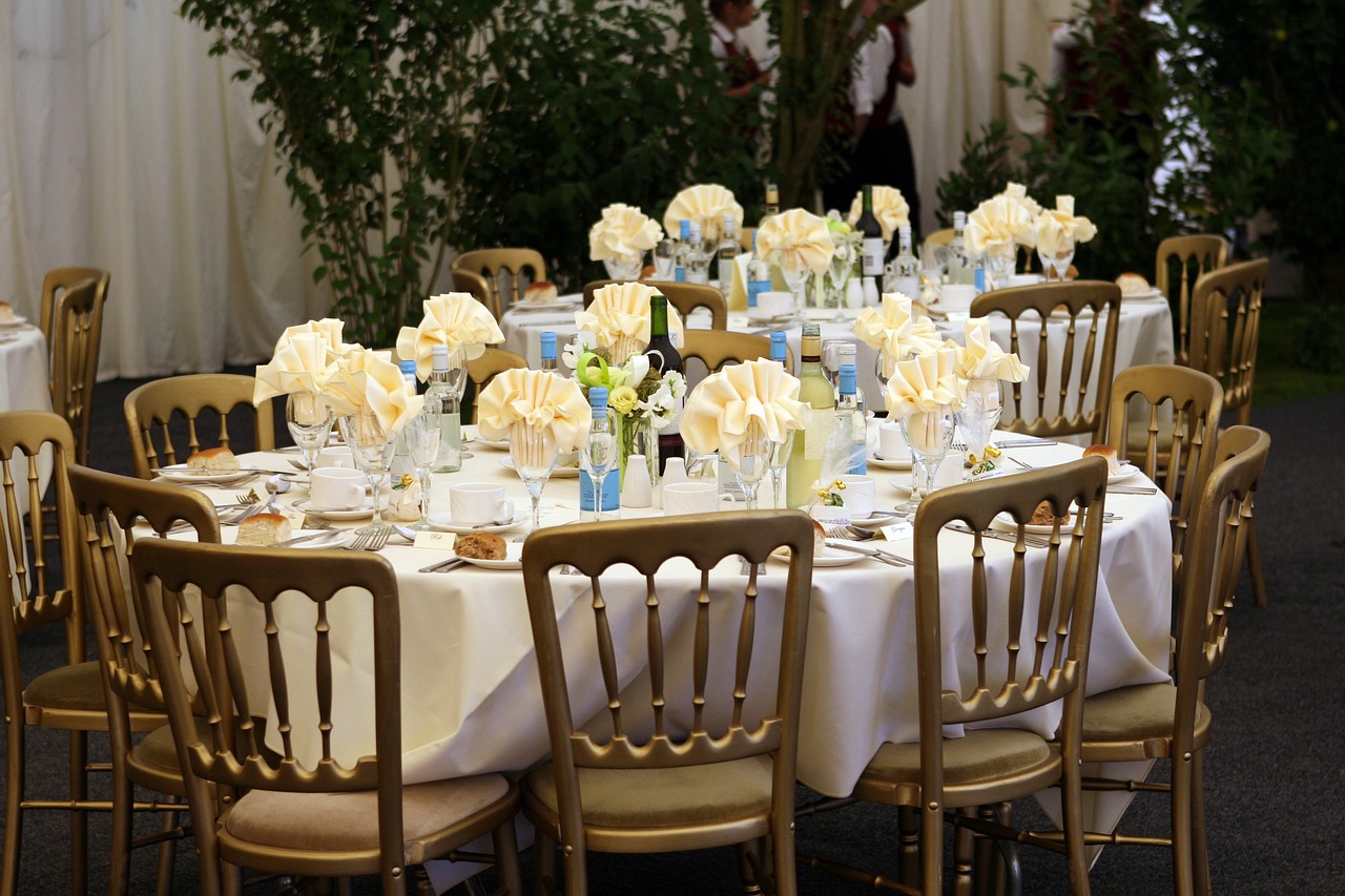 ¿Cómo organizar el banquete de boda?