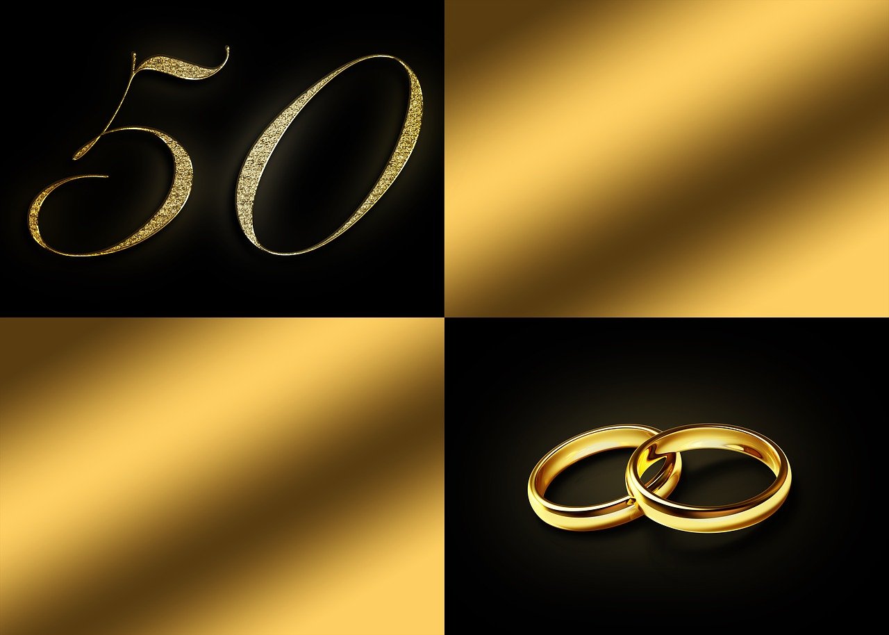 ¿Cómo se llaman las bodas de 50 años?