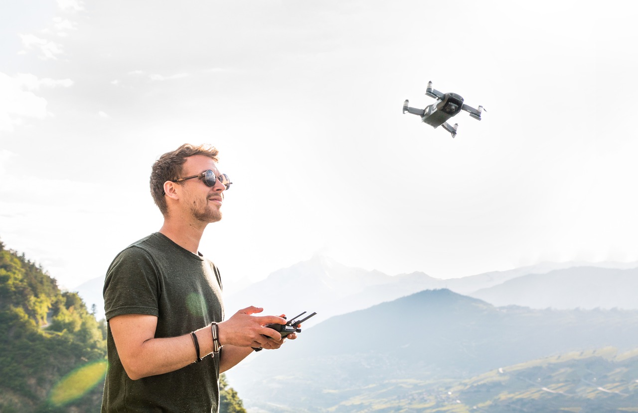 ¿Dónde se puede grabar con un dron?